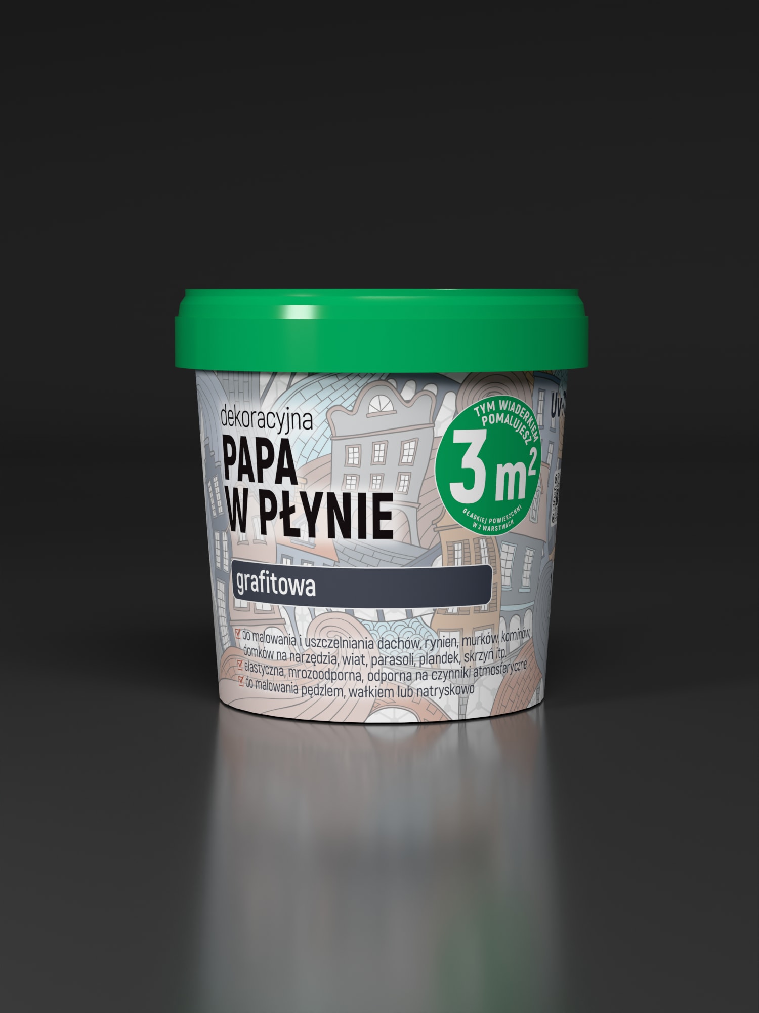 Dekoracyjna Papa w Płynie Megaron