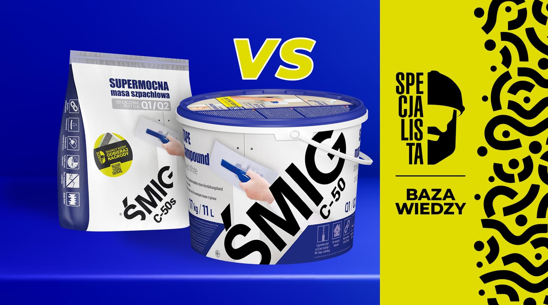 Czym się różnią ŚMIG C-50 i C-50s? Którą supermocną szpachlę wybrać?