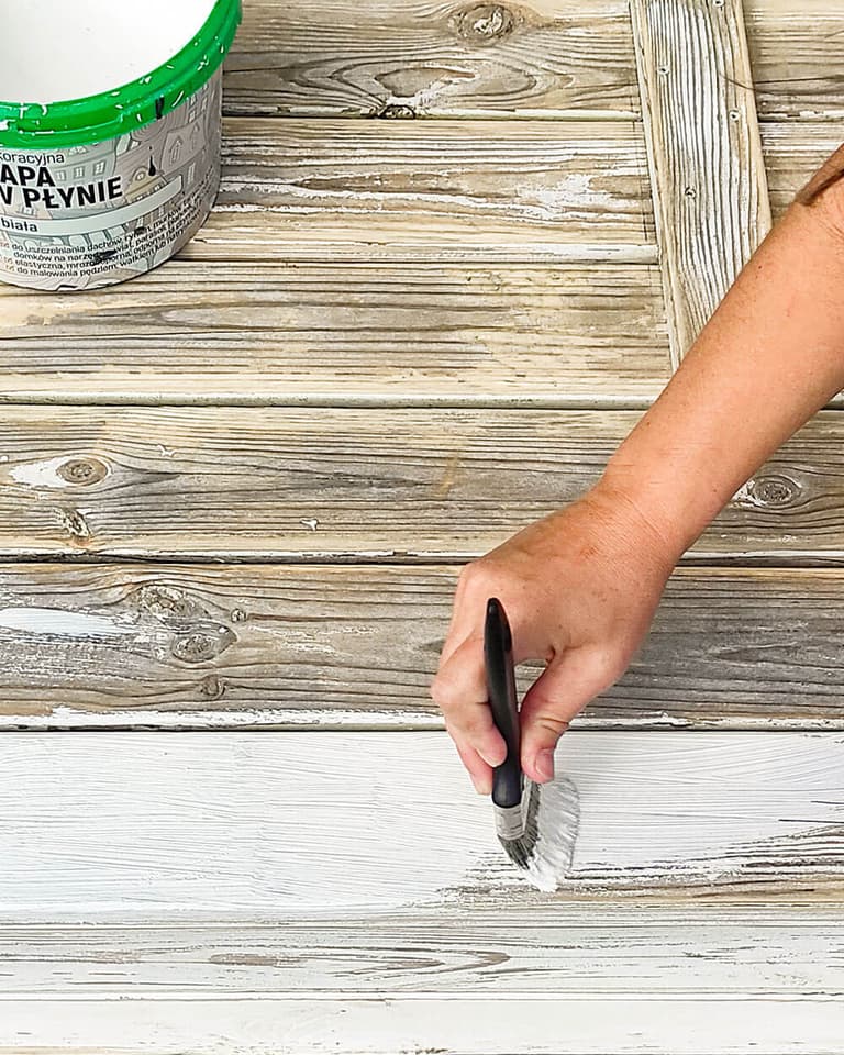 Papa w płynie Megaron, piaskownica malowanie